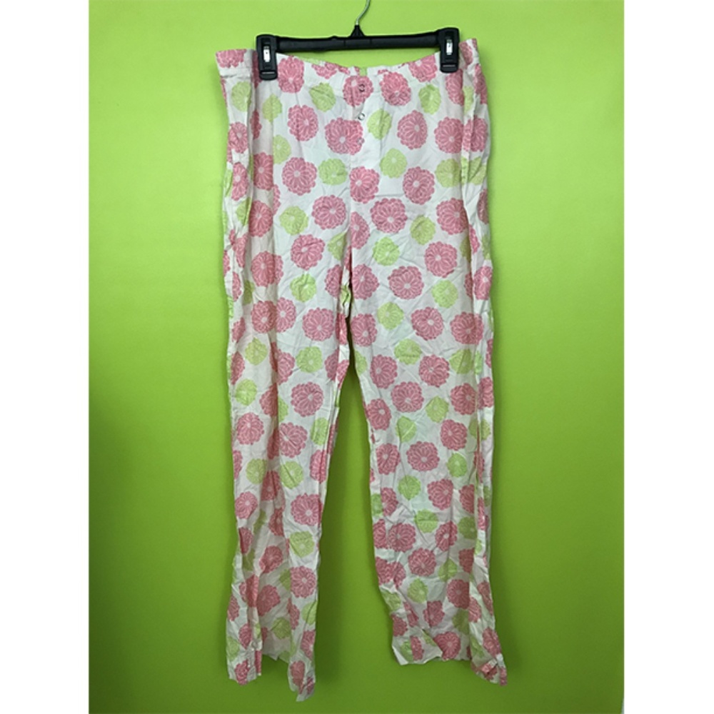 Bath and Body Stretch Floral Cotton Pants L / XL